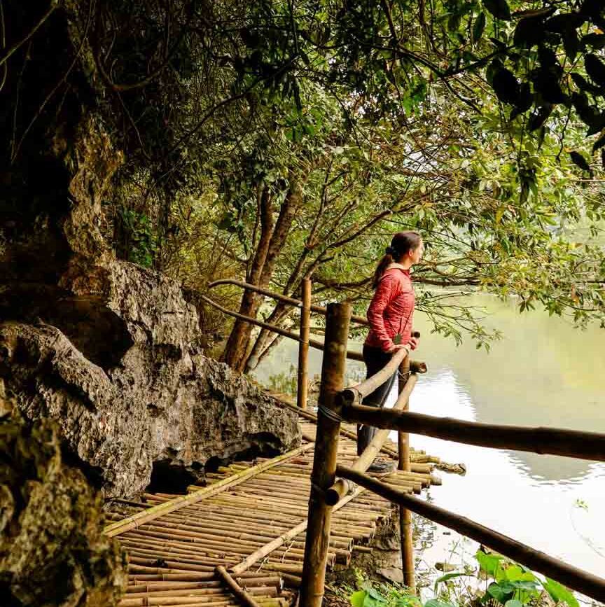 wanderweg im thung nham bird valley Wanderweg im Thung Nham Bird Valley
