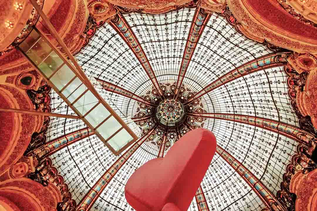 galeries lafayette paris glaskuppel