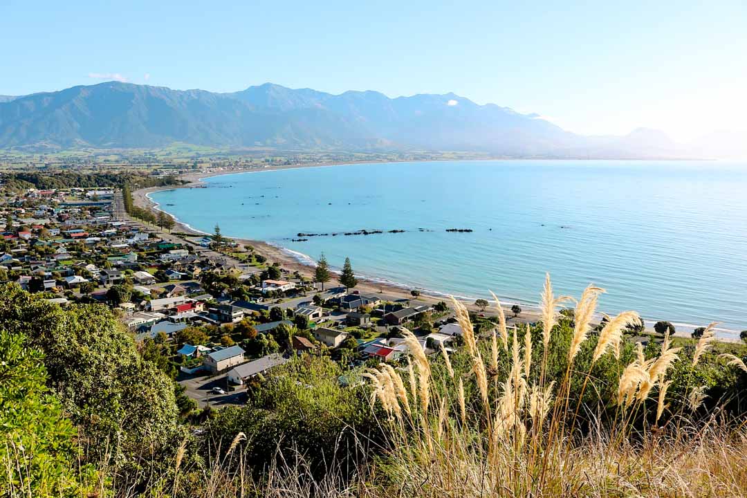 neuseeland suedinsel kaikoura von oben