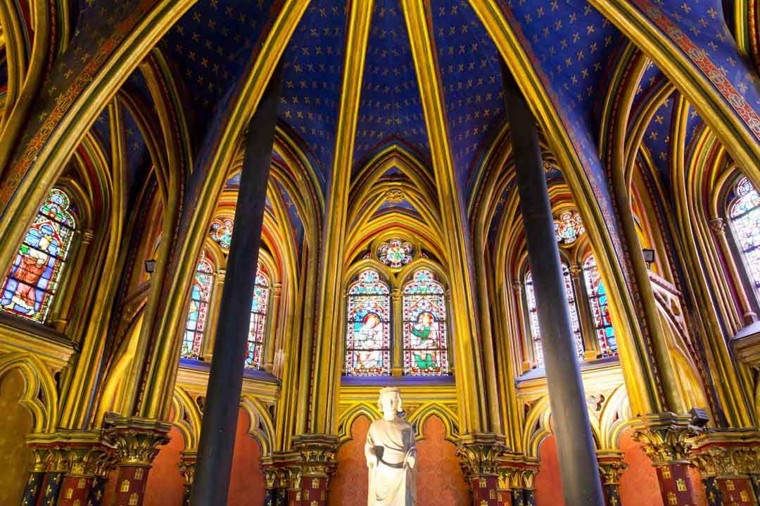 sainte chapelle in paris von innen