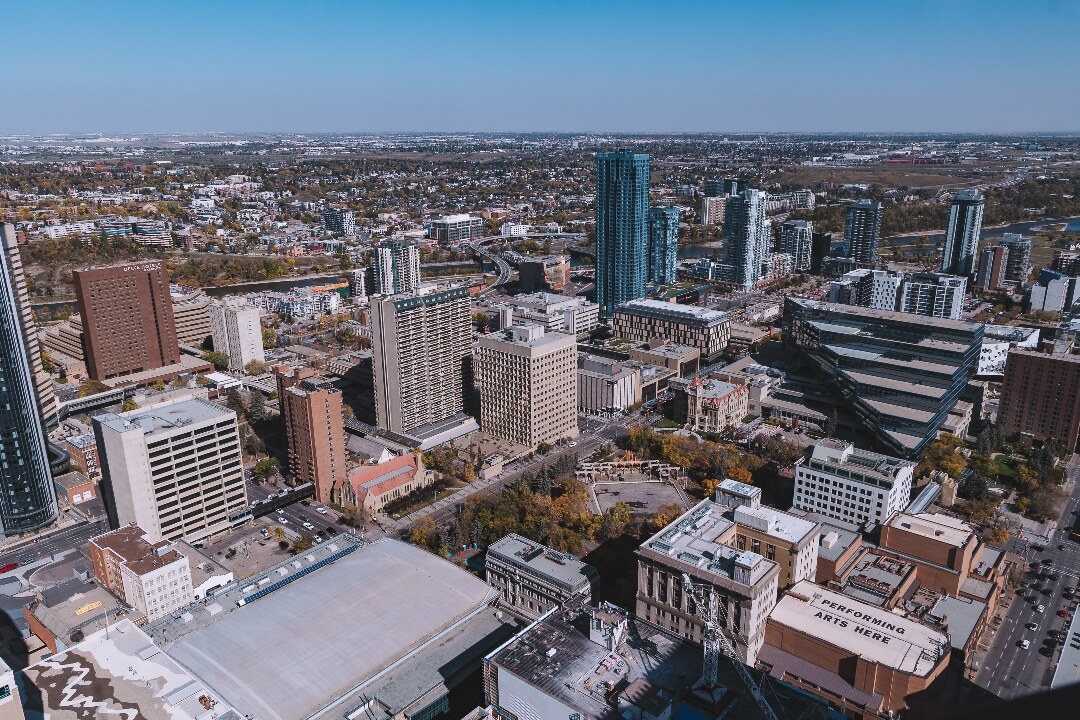 aussicht calgary tower aussicht calgary tower