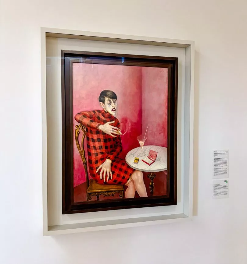Bildnis der Journalistin Sylvia von Harden von Otto Dix im Centre Pompidou, Paris