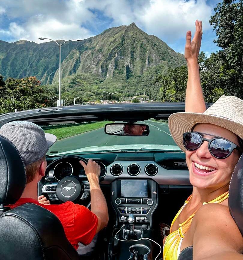 cabrio gemietet auf hawaii mietwagen usa