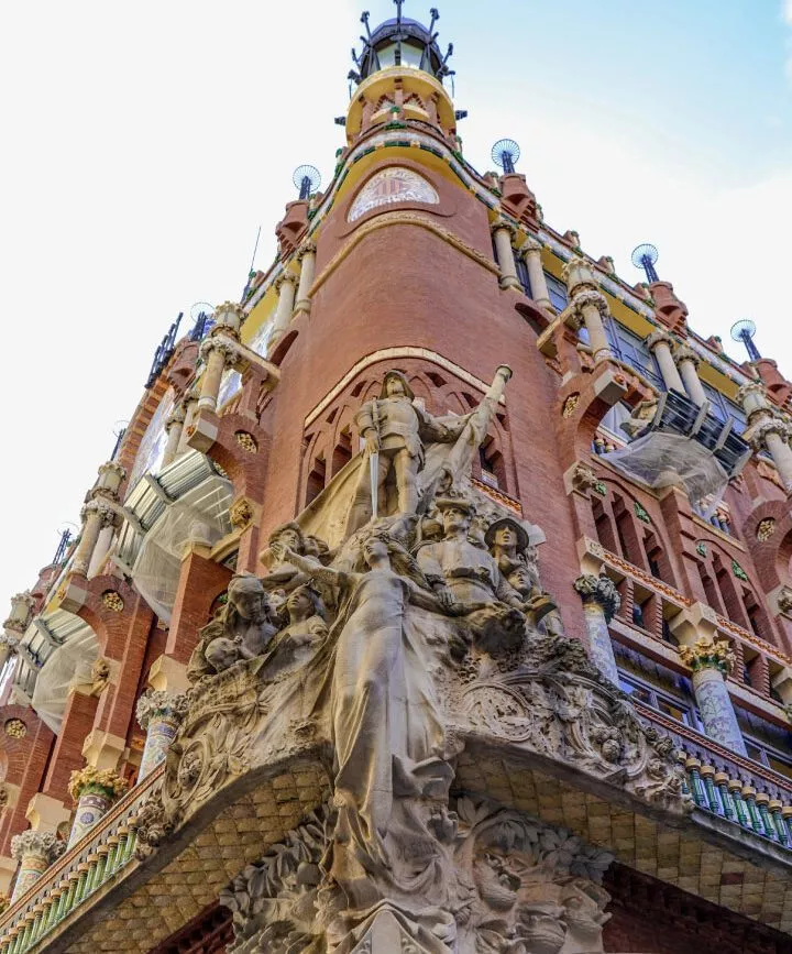 Gebäude Palau de la Música Catalana in Barcelona