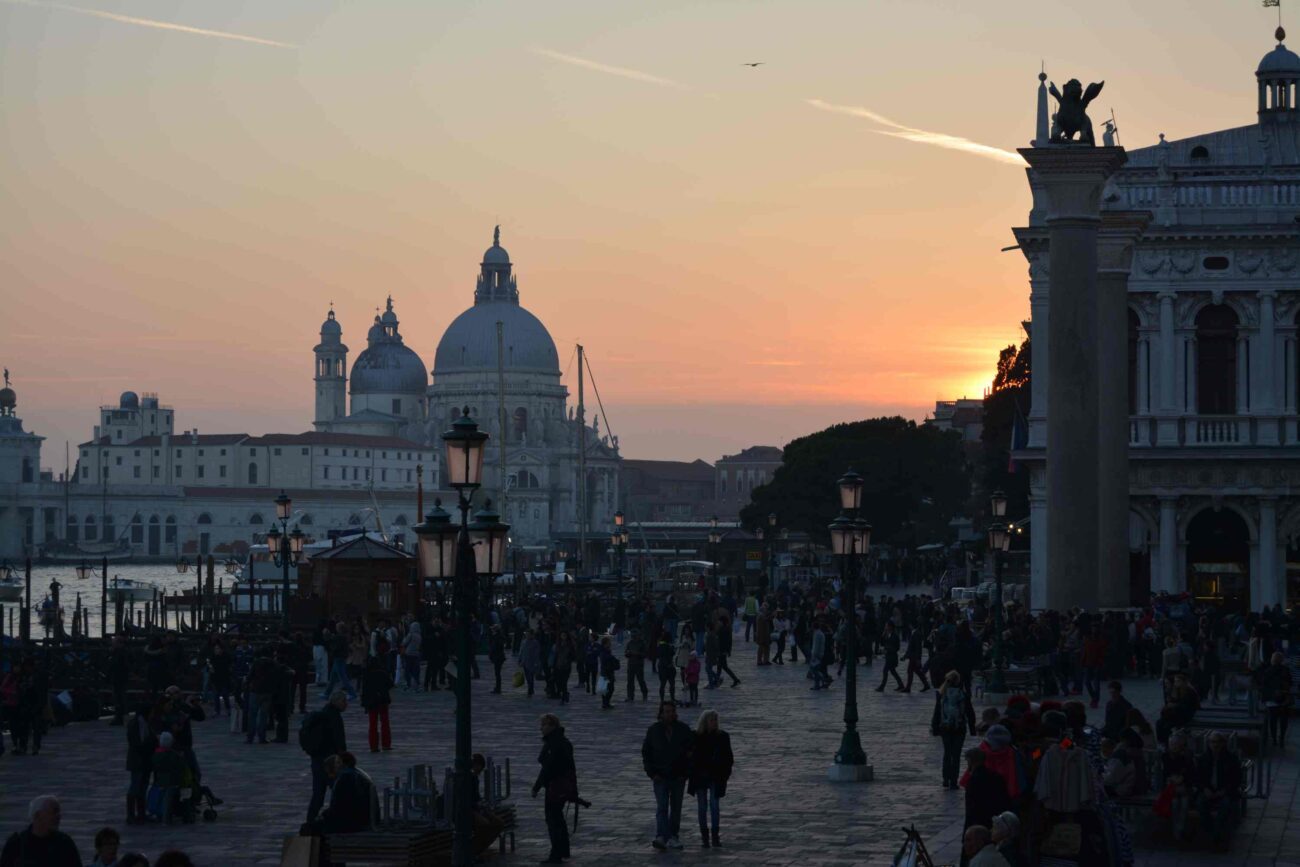 Markusplatz Sonnenuntergang