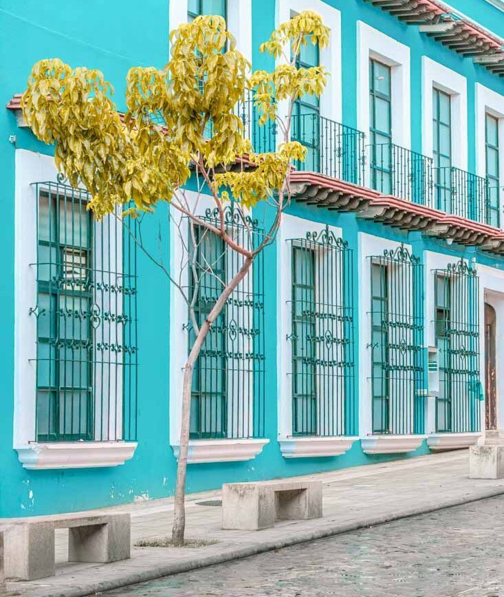 mexiko oaxaca haeuserreihe 1