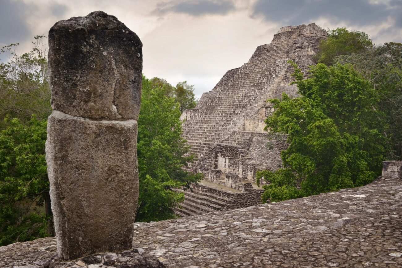 Mexiko Yucatan Bécan Estructura IX