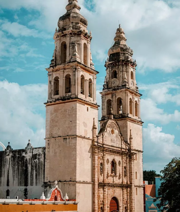 mexiko yucatan campeche kathedrale mexiko yucatan campeche kathedrale
