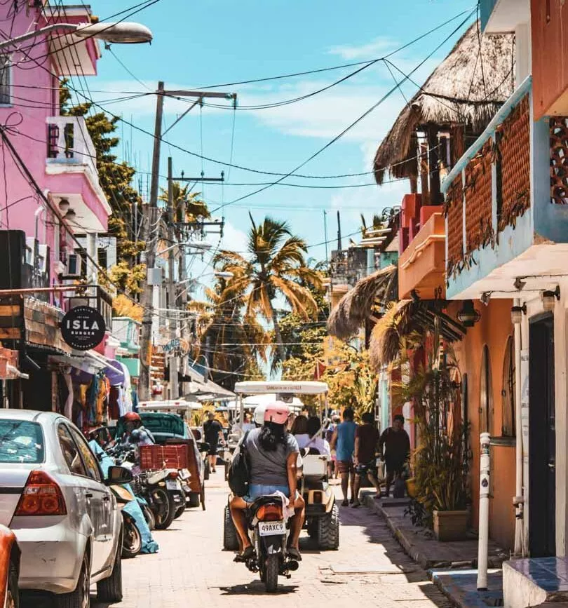 mexiko yucatan isla mujeres strasse mexiko yucatan isla mujeres strasse