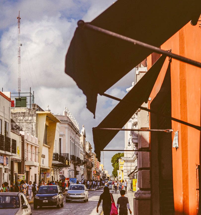 mexiko yucatan merida strasse