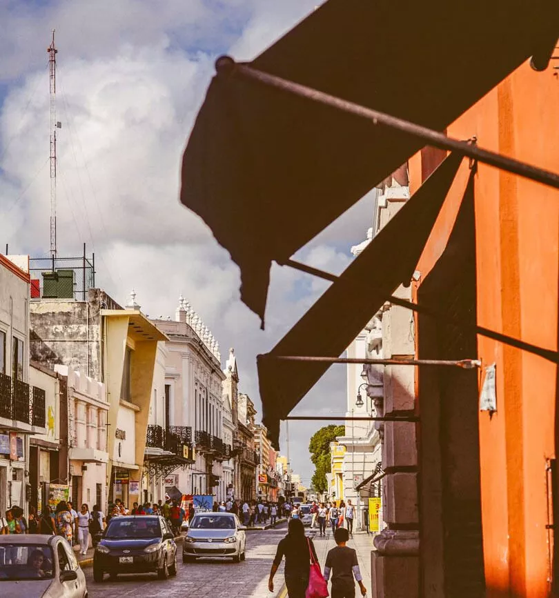 mexiko yucatan merida strasse