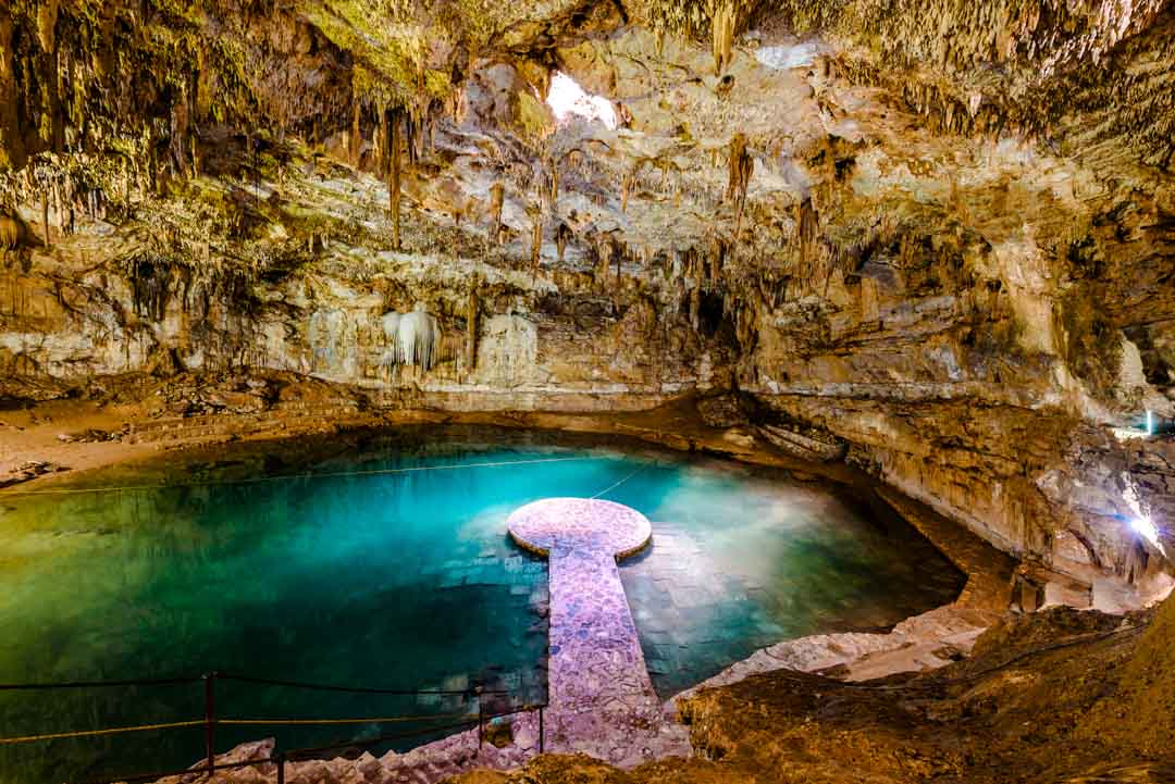 mexiko yucatan valladolid cenote suytun mexiko yucatan valladolid cenote suytun