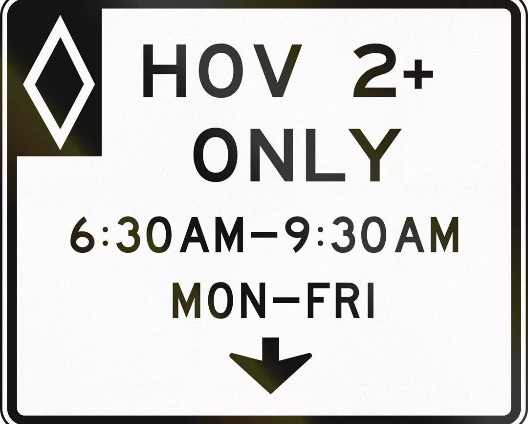 schild fuer fast lane in usa mietwagen tipps