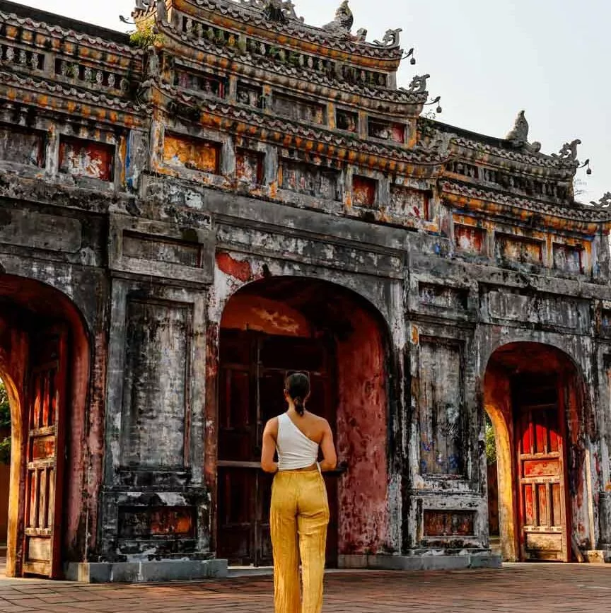 altes tor kaiserstadt hue vietnam Altes Tor Kaiserstadt Hue, Vietnam