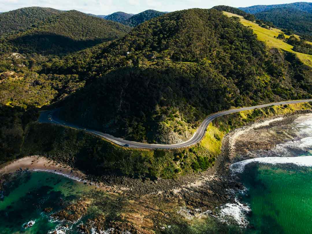 australien great ocean road von oben 2 australien great ocean road von oben 2