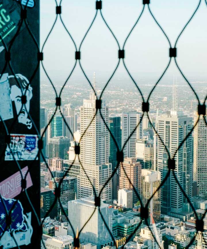 australien melbourne ausblick vom sky deck