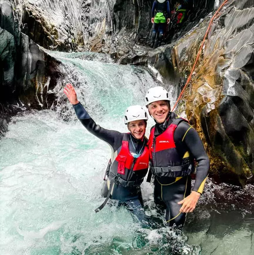 bodyrafting alcantara schlucht sizilien