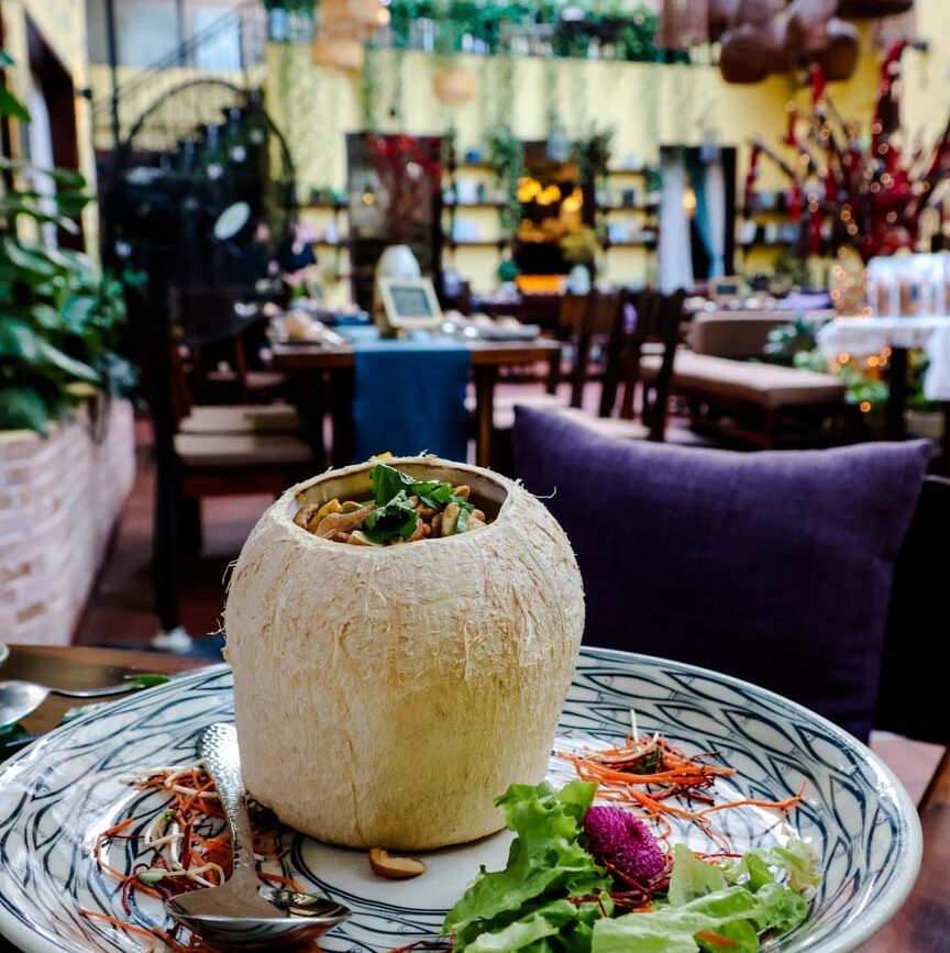 chay garden vegetarisches restaurant in saigon