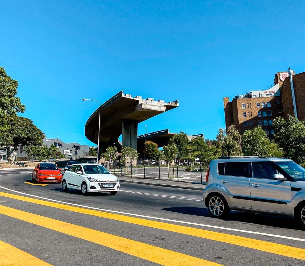 geregelter verkehr in kapstadt