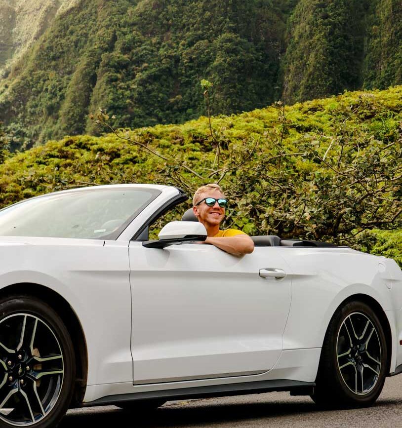 Hawaii Mietwagen Cabrio auf Oahu
