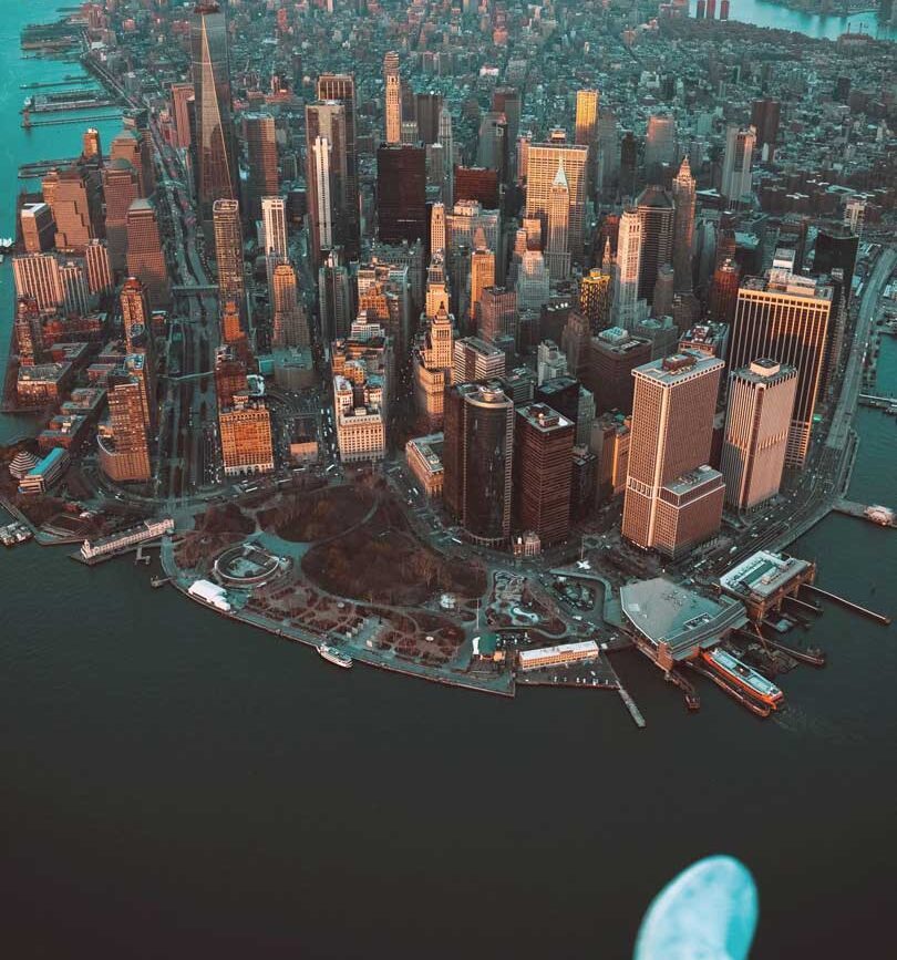 New York Helikopter Rundflug Manhattan Von Oben 2