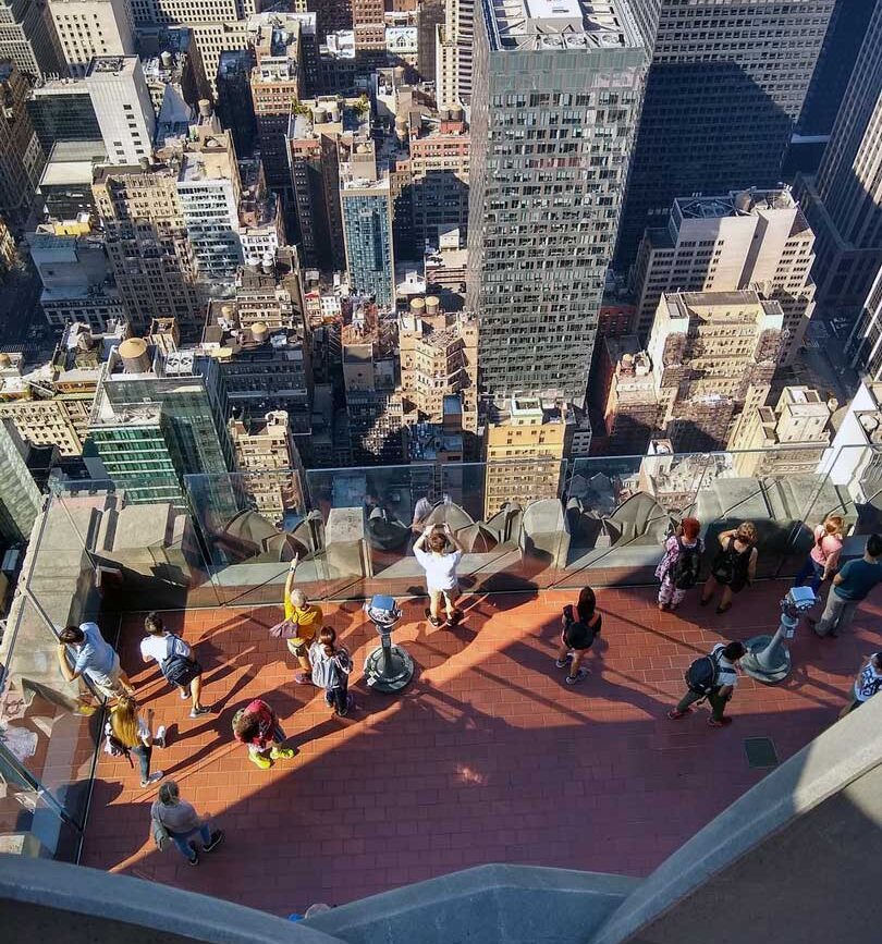 New York Rockefeller Center Aussichtsplattform