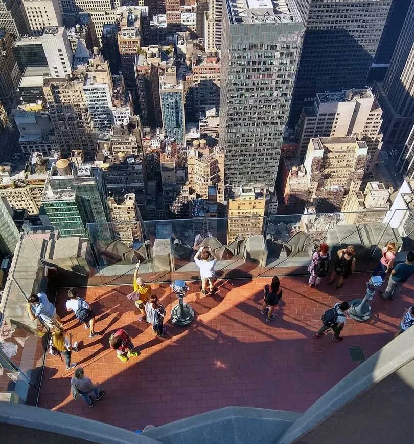 New York Rockefeller Center Aussichtsplattform