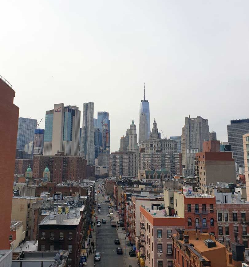 New York Städtetrip Blick auf Financial District