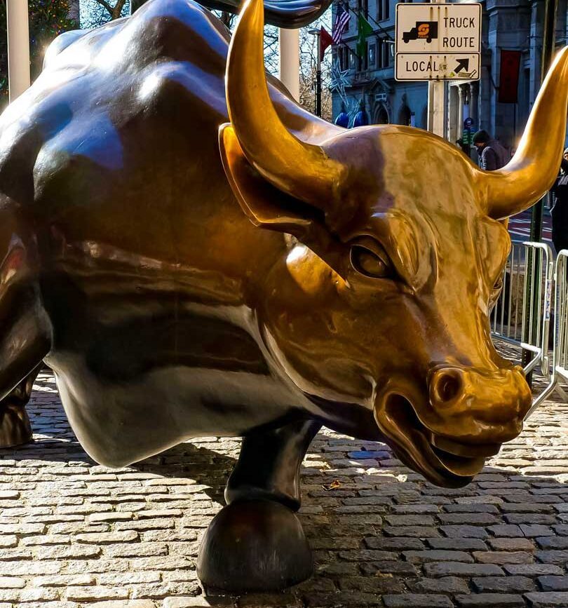 New York Staedtetrip Charging Bull
