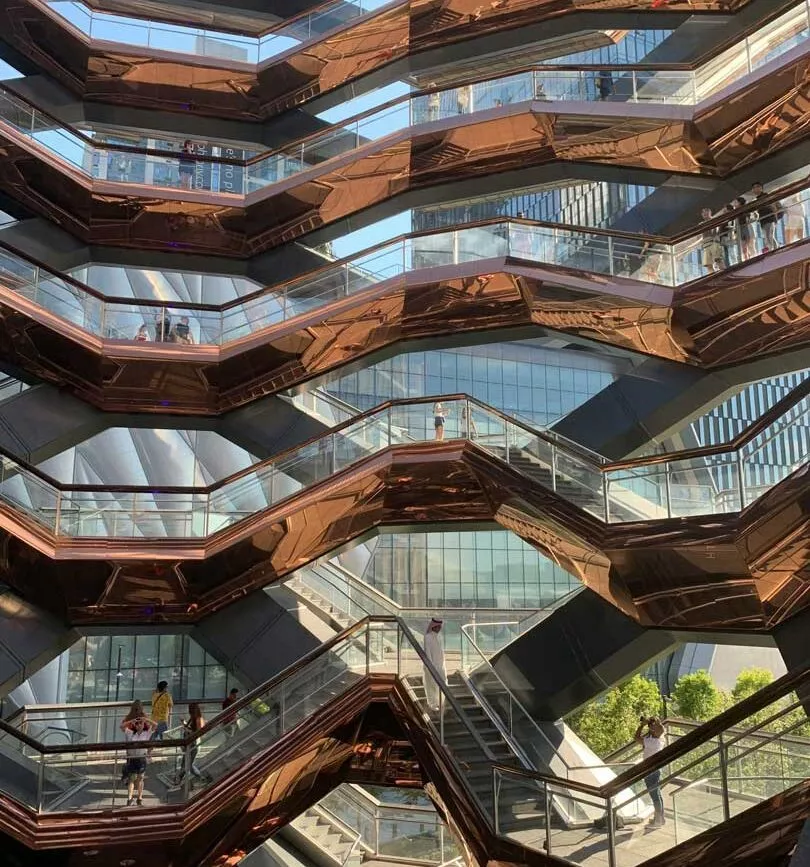 new york staedtetrip the vessel von innen