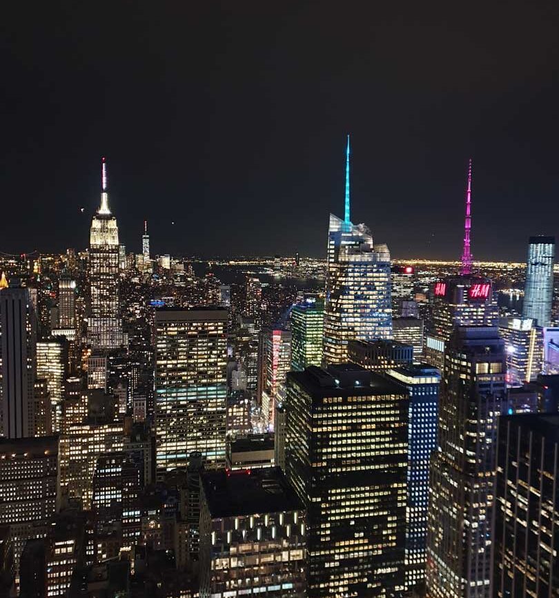 New York Staedtetrip Top Of The Rock Aussicht 2