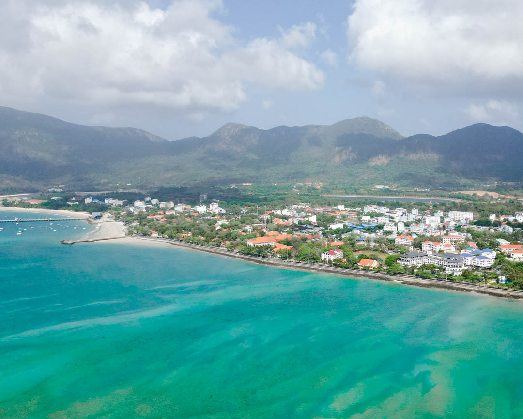 ortschaft con dao von oben