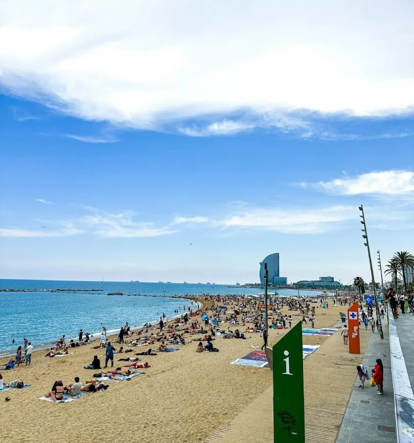 playa de la barceloneta in barcelona playa de la barceloneta in barcelona