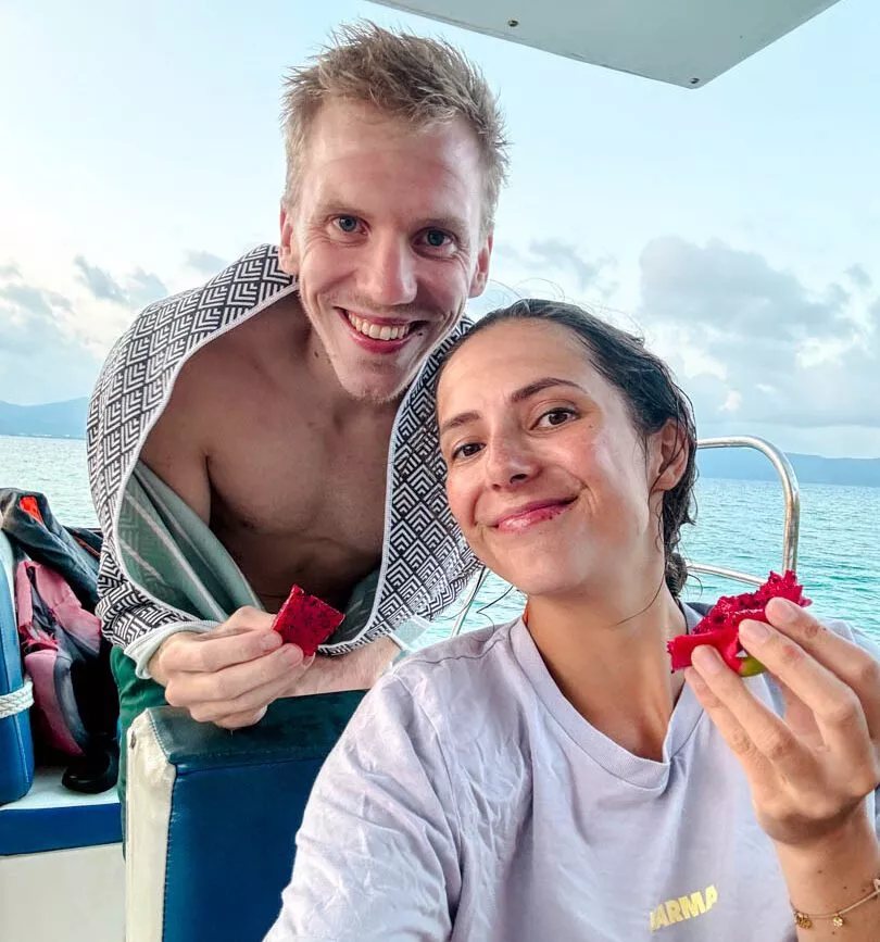 Snacks beim Tauchgang mit AMADIVE Dive Center