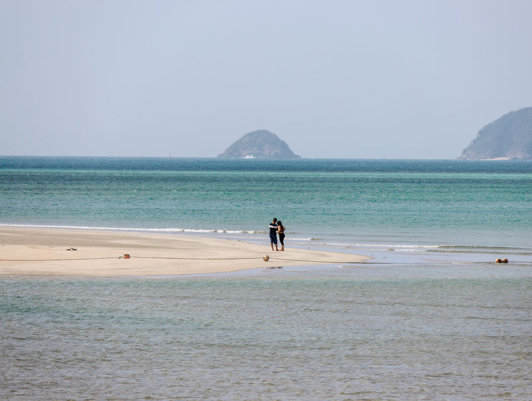 strand lo voi bei ebbe kann man auf sandzungen spazieren