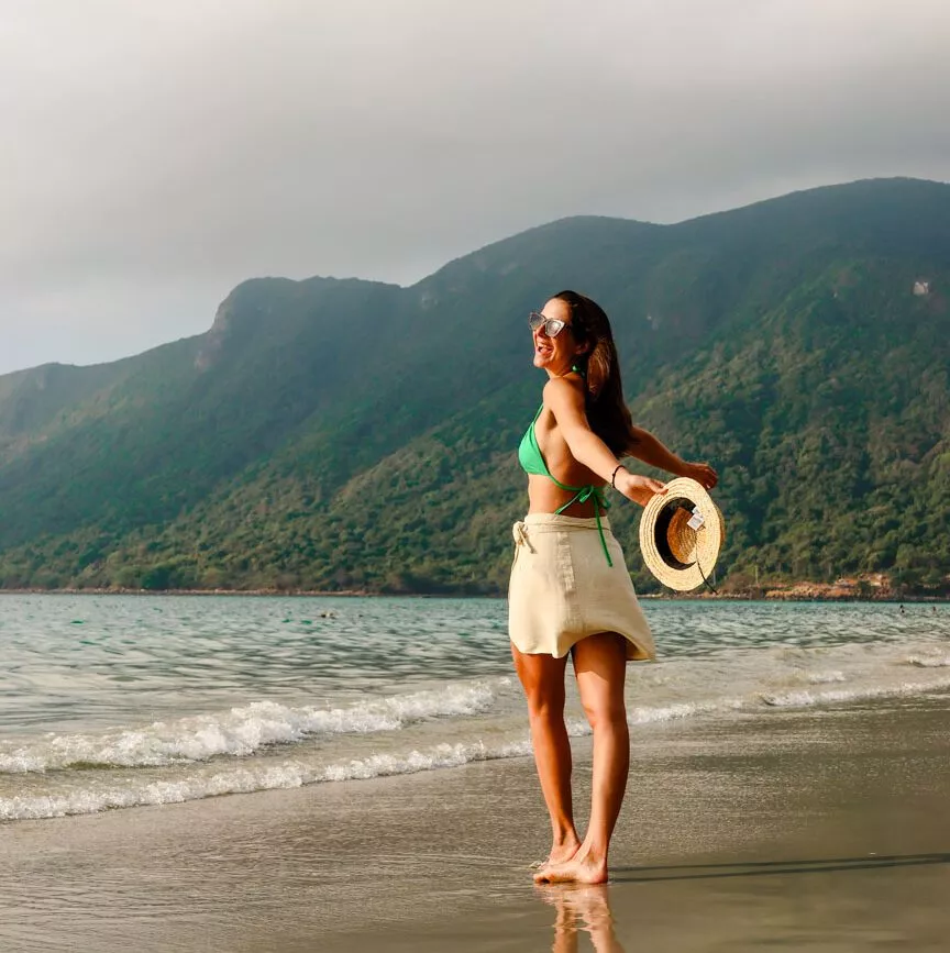 Strandspaziergang auf Con Dao