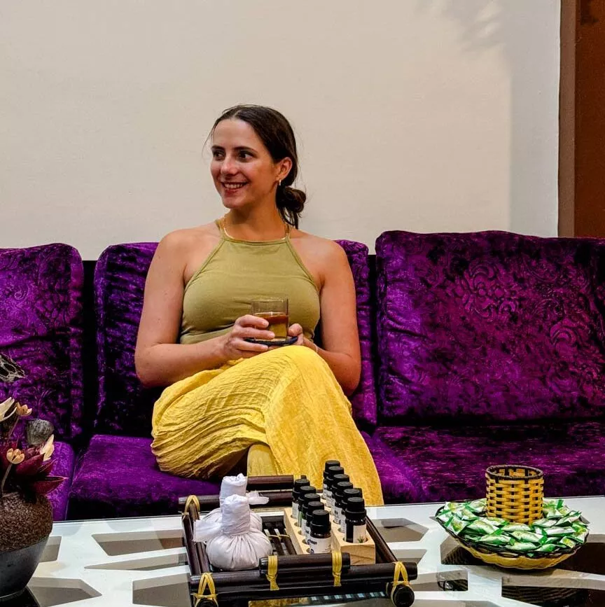 Warten auf Massage im Spa in Can Tho