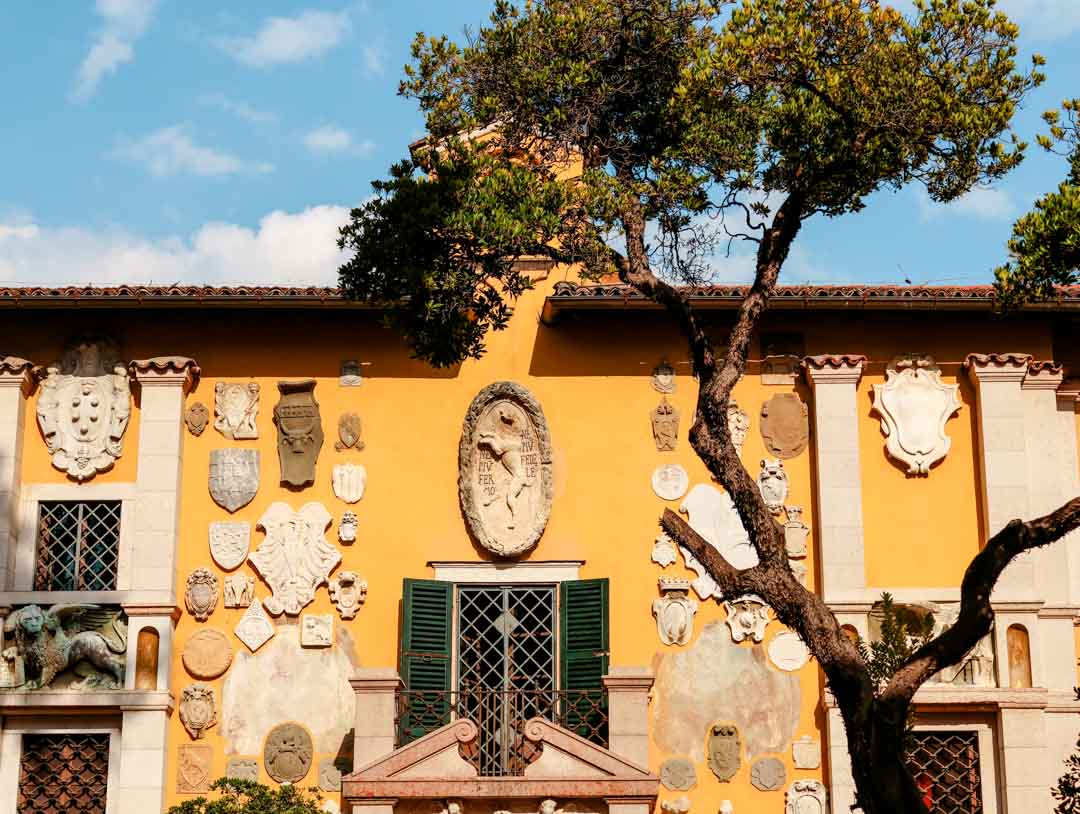 alte villa von vittoriale degli italiani