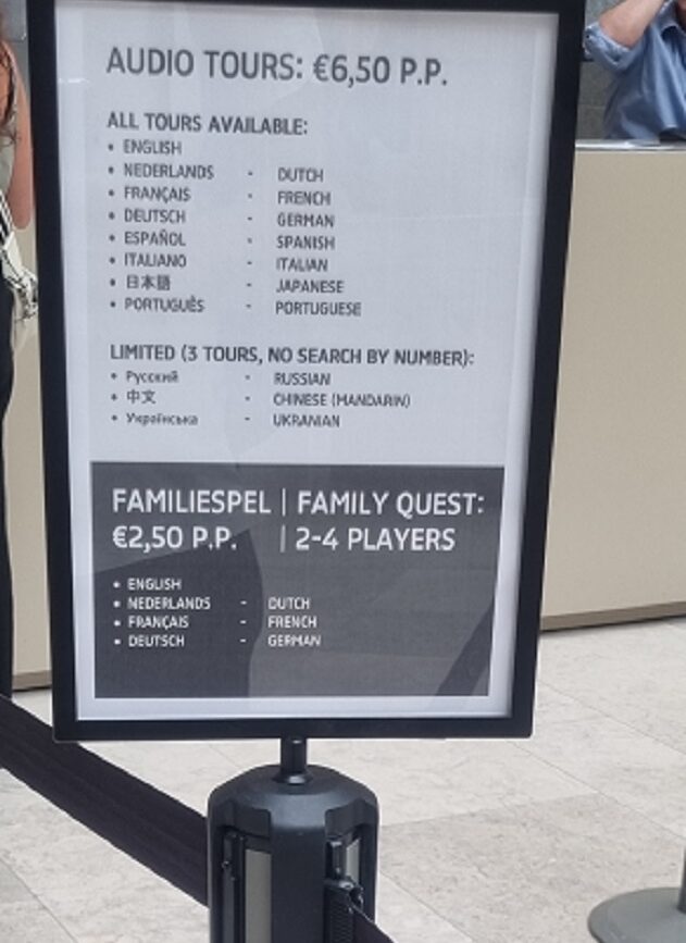 amsterdam rijksmuseum preisuebersicht