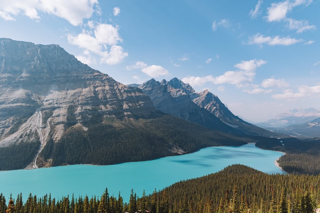 aussicht auf den peyto lake aussicht auf den peyto lake