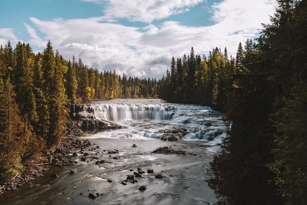 bow falls bruecke bow falls bruecke