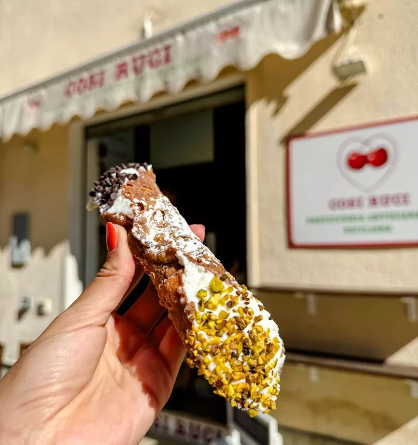 Cannoli in Favignana auf Sizilien