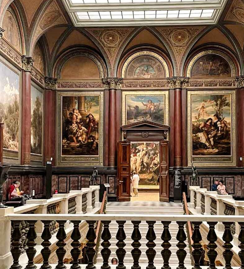 Eingangsbereich der ersten Etage, Kunsthalle Hamburg