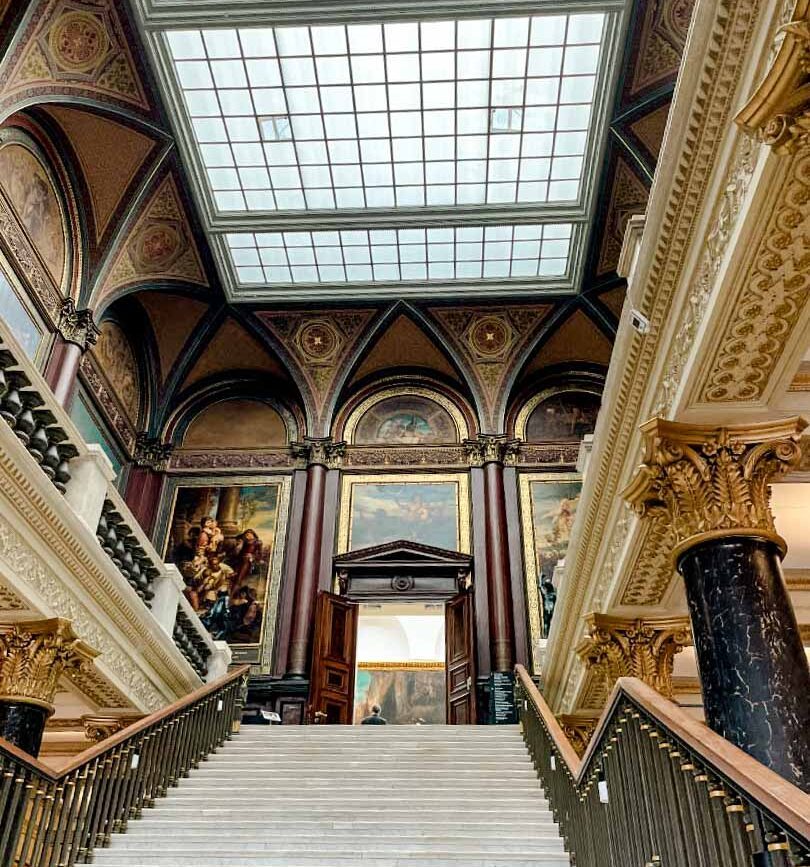 Eingangshalle in der Kunsthalle Hamburg