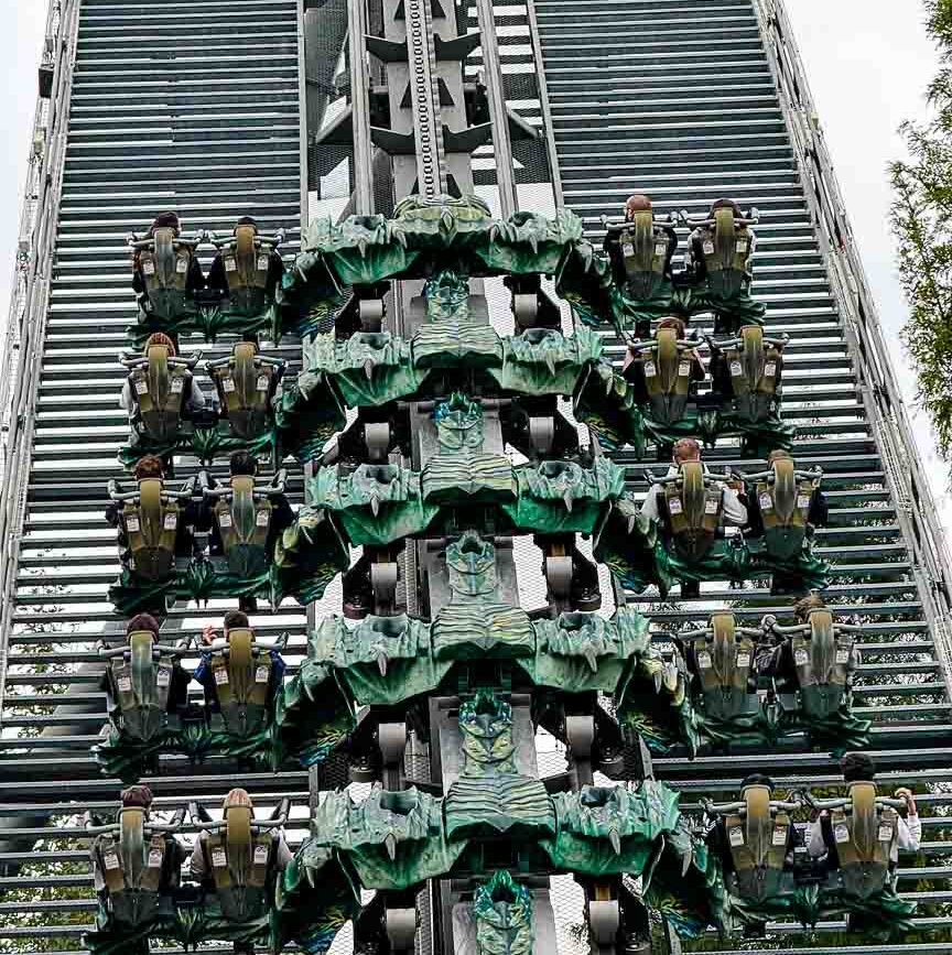 Gardaland Raptor Achterbahn