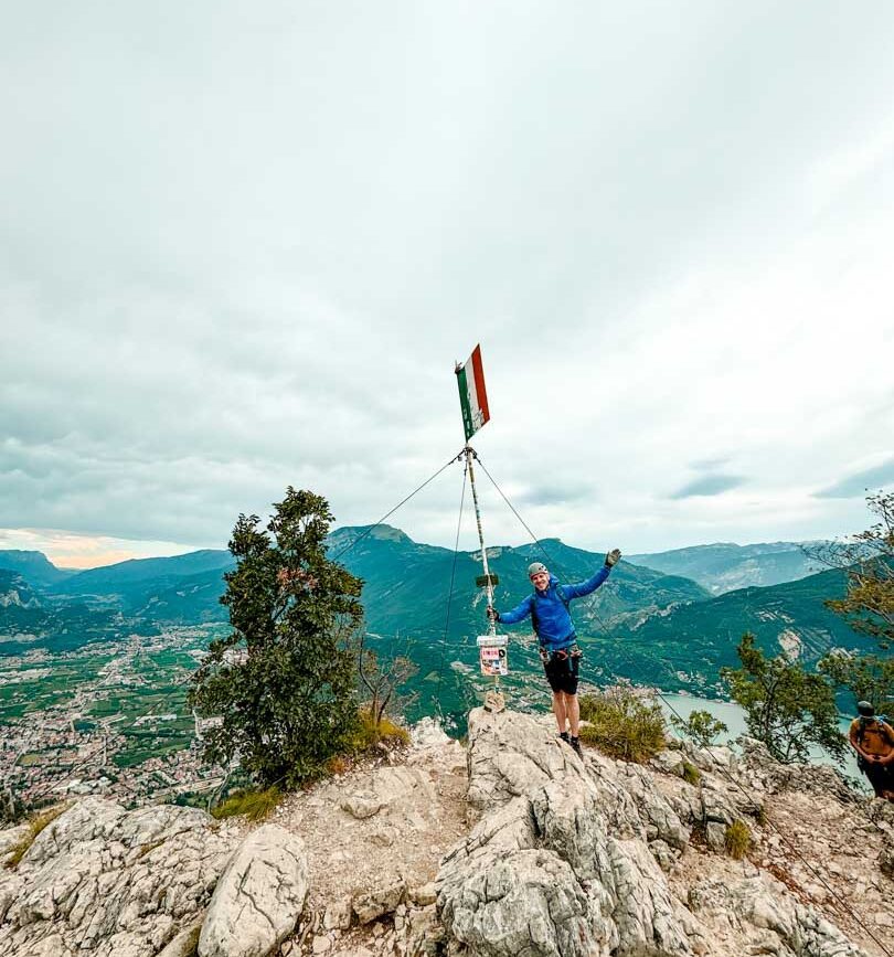 Gipfel Cima Capi bei Riva del Garda