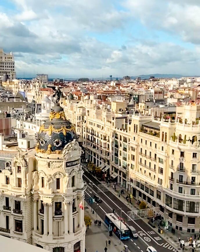 madrid rooftop terrace blick