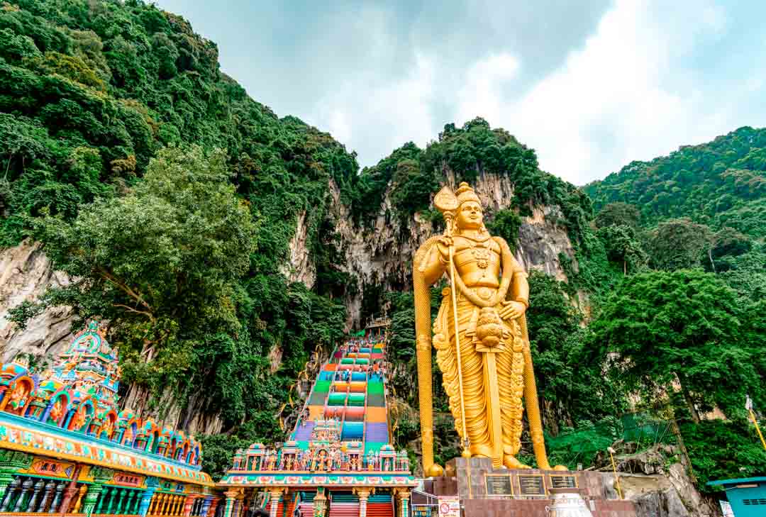 malaysia kuala lumpur batu caves ueberblick malaysia kuala lumpur batu caves ueberblick