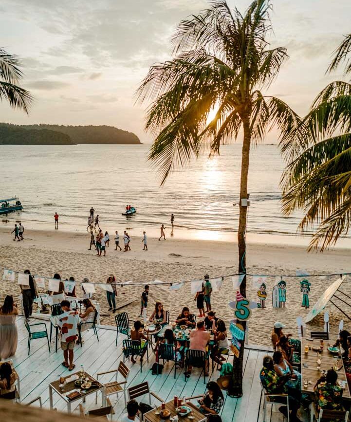Malaysia Langkawi Strandbar Tengah Beach