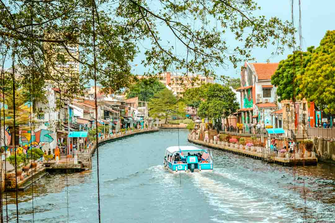 Malaysia Melaka Bootsfahrt